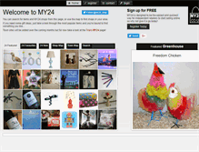 Tablet Screenshot of my24.co.uk